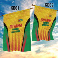 Custom Amazon Warriors Guyana Cricket Garden Flag Ready For Glory Yellow Version - Wonder Print Shop