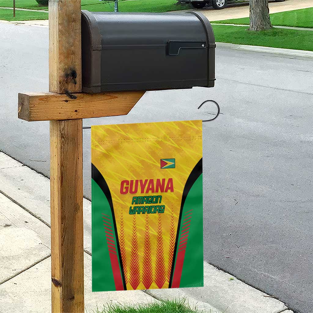 Custom Amazon Warriors Guyana Cricket Garden Flag Ready For Glory Yellow Version - Wonder Print Shop