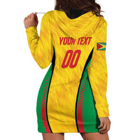 Custom Amazon Warriors Guyana Cricket Hoodie Dress Ready For Glory Yellow Version - Wonder Print Shop