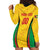 Custom Amazon Warriors Guyana Cricket Hoodie Dress Ready For Glory Yellow Version - Wonder Print Shop