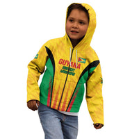 Custom Amazon Warriors Guyana Cricket Kid Hoodie Ready For Glory Yellow Version - Wonder Print Shop