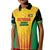 Custom Amazon Warriors Guyana Cricket Kid Polo Shirt Ready For Glory Yellow Version - Wonder Print Shop