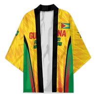 Custom Amazon Warriors Guyana Cricket Kimono Ready For Glory Yellow Version - Wonder Print Shop