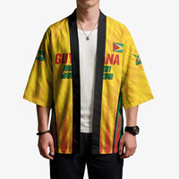 Custom Amazon Warriors Guyana Cricket Kimono Ready For Glory Yellow Version - Wonder Print Shop