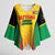 Custom Amazon Warriors Guyana Cricket Kimono Sleeve Blouse Ready For Glory Yellow Version - Wonder Print Shop