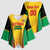 Custom Amazon Warriors Guyana Cricket Kimono Sleeve Blouse Ready For Glory Yellow Version - Wonder Print Shop