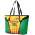 Custom Amazon Warriors Guyana Cricket Leather Tote Bag Ready For Glory Yellow Version - Wonder Print Shop