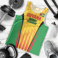 Custom Amazon Warriors Guyana Cricket Men Tank Top Ready For Glory Yellow Version - Wonder Print Shop