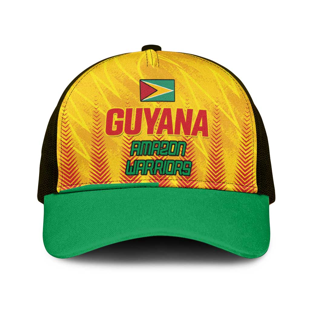 Amazon Warriors Guyana Cricket Mesh Trucker Cap Ready For Glory Yellow Version - Wonder Print Shop
