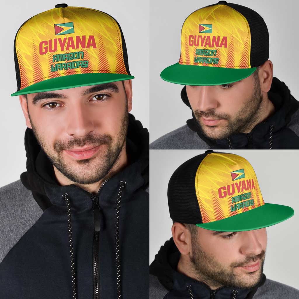 Amazon Warriors Guyana Cricket Mesh Trucker Cap Ready For Glory Yellow Version - Wonder Print Shop