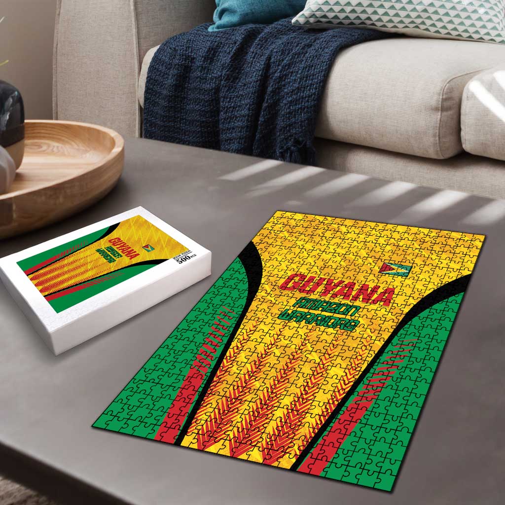 Amazon Warriors Guyana Cricket Puzzle Ready For Glory Yellow Version - Wonder Print Shop