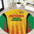 Custom Amazon Warriors Guyana Cricket Round Carpet Ready For Glory Yellow Version - Wonder Print Shop