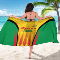 Custom Amazon Warriors Guyana Cricket Sarong Ready For Glory Yellow Version - Wonder Print Shop