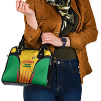 Custom Amazon Warriors Guyana Cricket Shoulder Handbag Ready For Glory Yellow Version - Wonder Print Shop