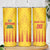 Custom Amazon Warriors Guyana Cricket Skinny Tumbler Ready For Glory Yellow Version - Wonder Print Shop