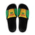 Amazon Warriors Guyana Cricket Slide Sandals Ready For Glory Yellow Version - Wonder Print Shop