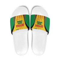 Amazon Warriors Guyana Cricket Slide Sandals Ready For Glory Yellow Version - Wonder Print Shop