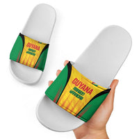 Amazon Warriors Guyana Cricket Slide Sandals Ready For Glory Yellow Version - Wonder Print Shop