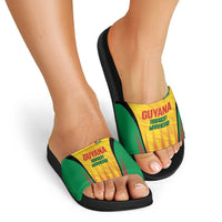 Amazon Warriors Guyana Cricket Slide Sandals Ready For Glory Yellow Version - Wonder Print Shop