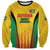 Custom Amazon Warriors Guyana Cricket Sweatshirt Ready For Glory Yellow Version - Wonder Print Shop