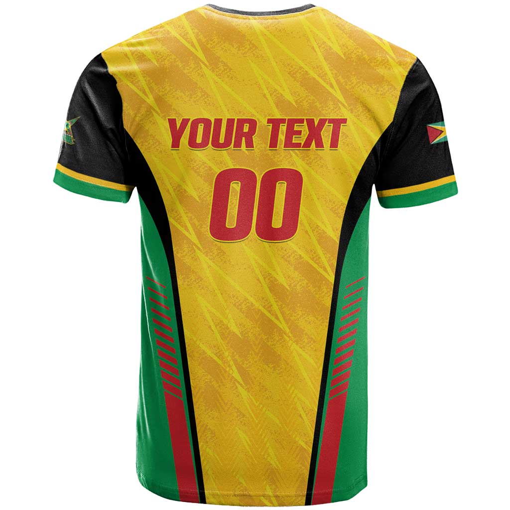 Custom Amazon Warriors Guyana Cricket T Shirt Ready For Glory Yellow Version - Wonder Print Shop