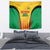 Custom Amazon Warriors Guyana Cricket Tapestry Ready For Glory Yellow Version - Wonder Print Shop