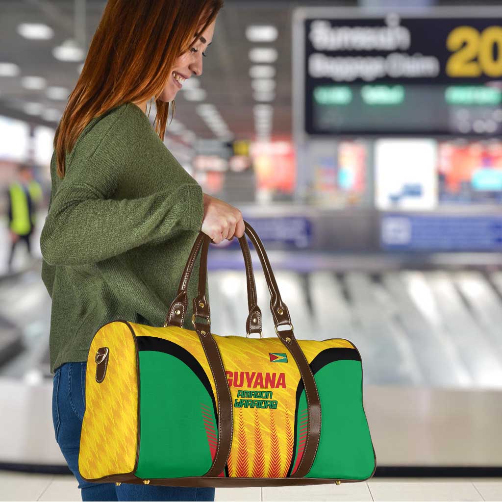Amazon Warriors Guyana Cricket Travel Bag Ready For Glory Yellow Version - Wonder Print Shop
