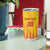 Custom Amazon Warriors Guyana Cricket Tumbler Cup Ready For Glory Yellow Version - Wonder Print Shop
