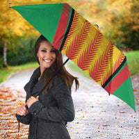 Amazon Warriors Guyana Cricket Umbrella Ready For Glory Yellow Version - Wonder Print Shop