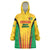 Custom Amazon Warriors Guyana Cricket Wearable Blanket Hoodie Ready For Glory Yellow Version - Wonder Print Shop