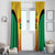 Custom Amazon Warriors Guyana Cricket Window Curtain Ready For Glory Yellow Version - Wonder Print Shop