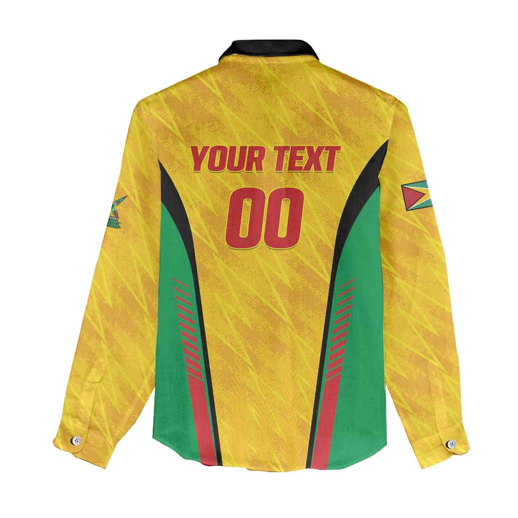 Custom Amazon Warriors Guyana Cricket Women Casual Shirt Ready For Glory Yellow Version - Wonder Print Shop