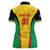 Custom Amazon Warriors Guyana Cricket Women Polo Shirt Ready For Glory Yellow Version - Wonder Print Shop