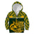 South Africa Rugby Kid Hoodie Go Springboks African Pattern - Wonder Print Shop