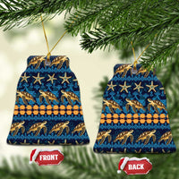 Hawaii Turtles Starfish Unique Pattern Ceramic Ornament - Wonder Print Shop