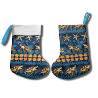 Hawaii Turtles Starfish Unique Pattern Christmas Stocking - Wonder Print Shop