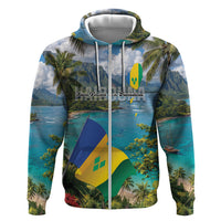 Hairouna St Vincent and The Grenadines Personalized Hoodie Land of the Blessed