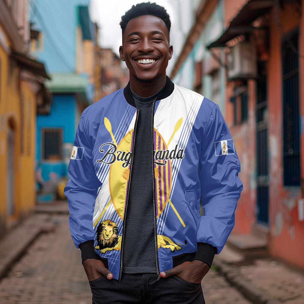 Personalised Buganda Bomber Jacket Ekitiibwa kya Buganda
