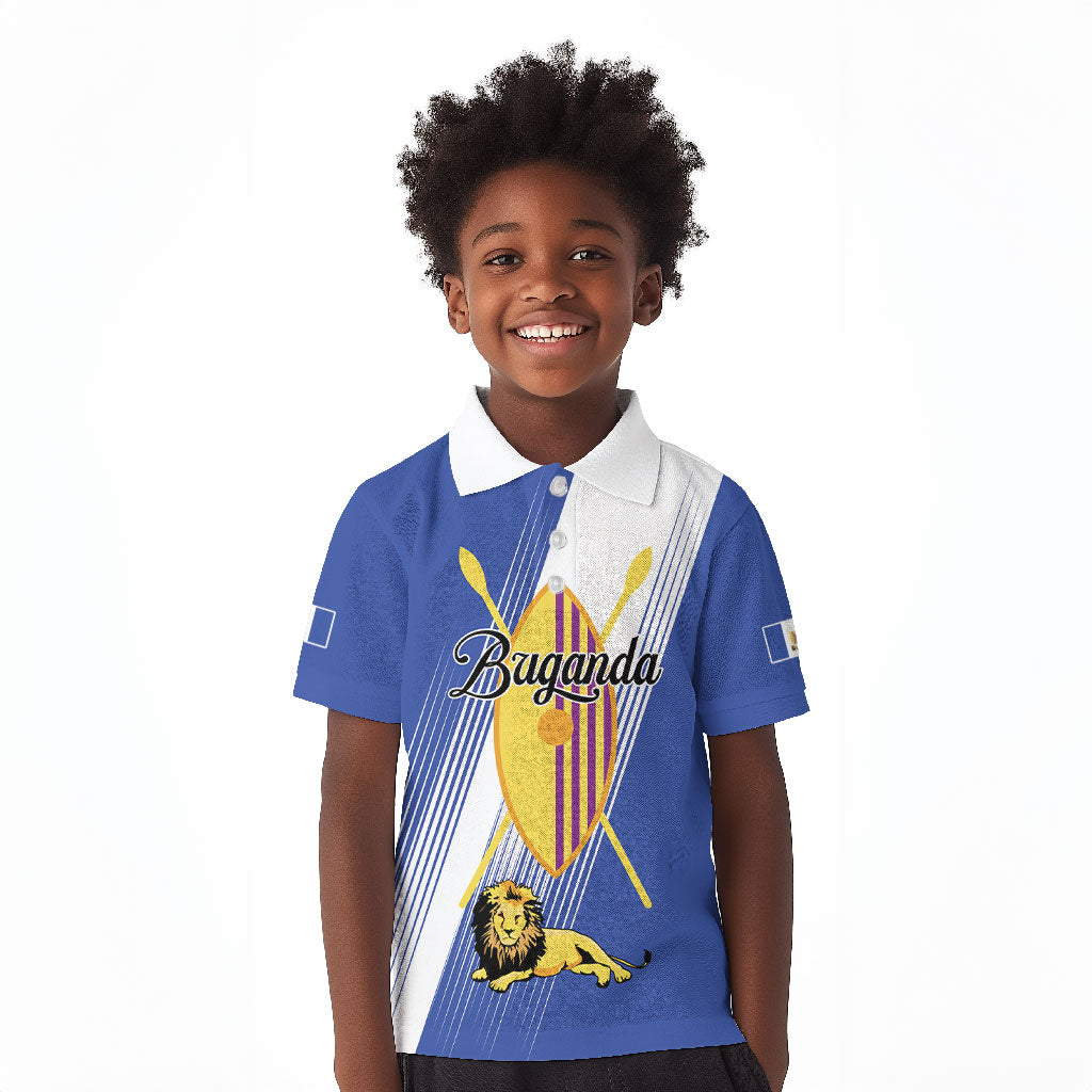 Personalised Buganda Kid Polo Shirt Ekitiibwa kya Buganda