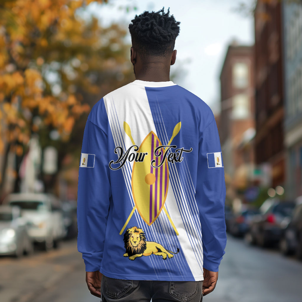 Personalised Buganda Long Sleeve Shirt Ekitiibwa kya Buganda