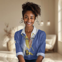 Personalised Buganda Women Casual Shirt Ekitiibwa kya Buganda