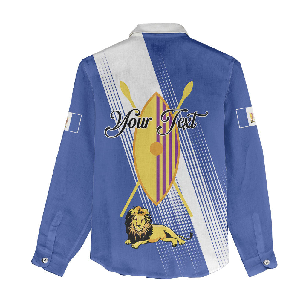 Personalised Buganda Women Casual Shirt Ekitiibwa kya Buganda