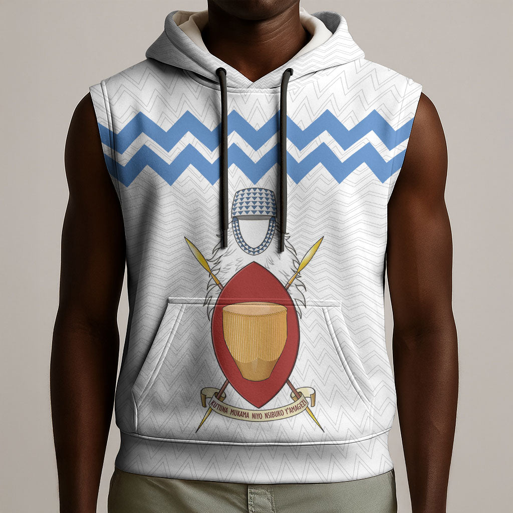 Bunyoro Kitara Kingdom Sleeveless Hoodie Habwa Ruhanga n Ihanga Lyange