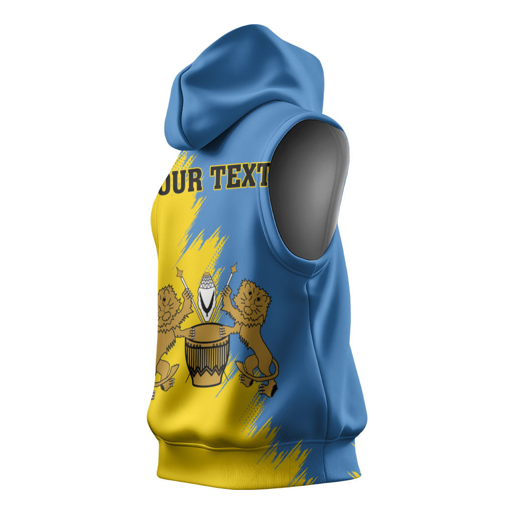 Personalised Kingdom of Tooro Sleeveless Hoodie Obukama bwa Tooro