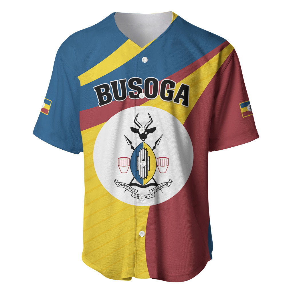 Personalised Kingdom of Busoga Baseball Jersey Land of the Soga