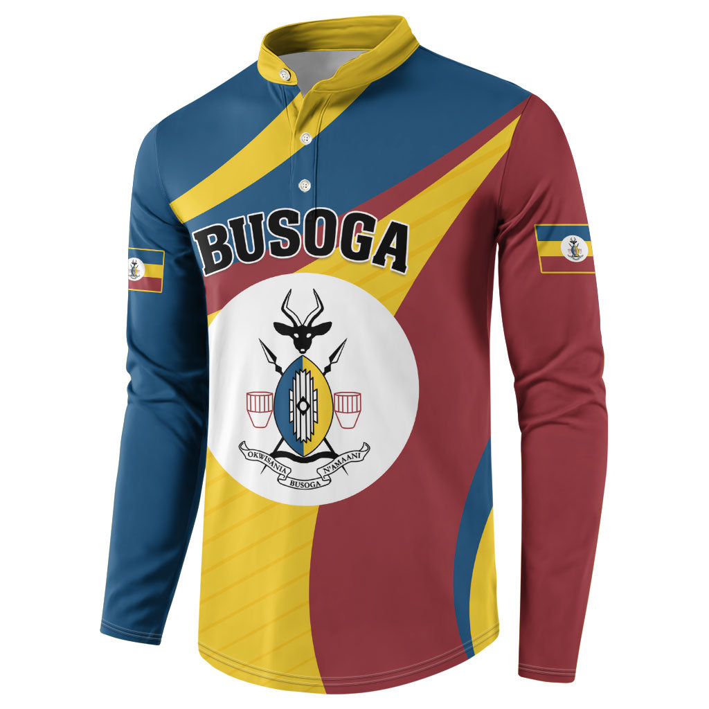 Personalised Kingdom of Busoga Button Sweatshirt Land of the Soga