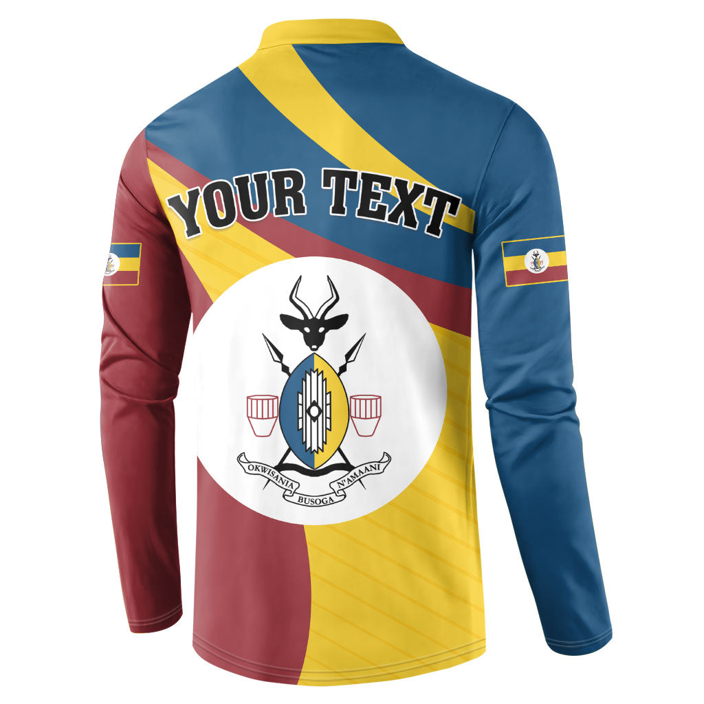 Personalised Kingdom of Busoga Button Sweatshirt Land of the Soga