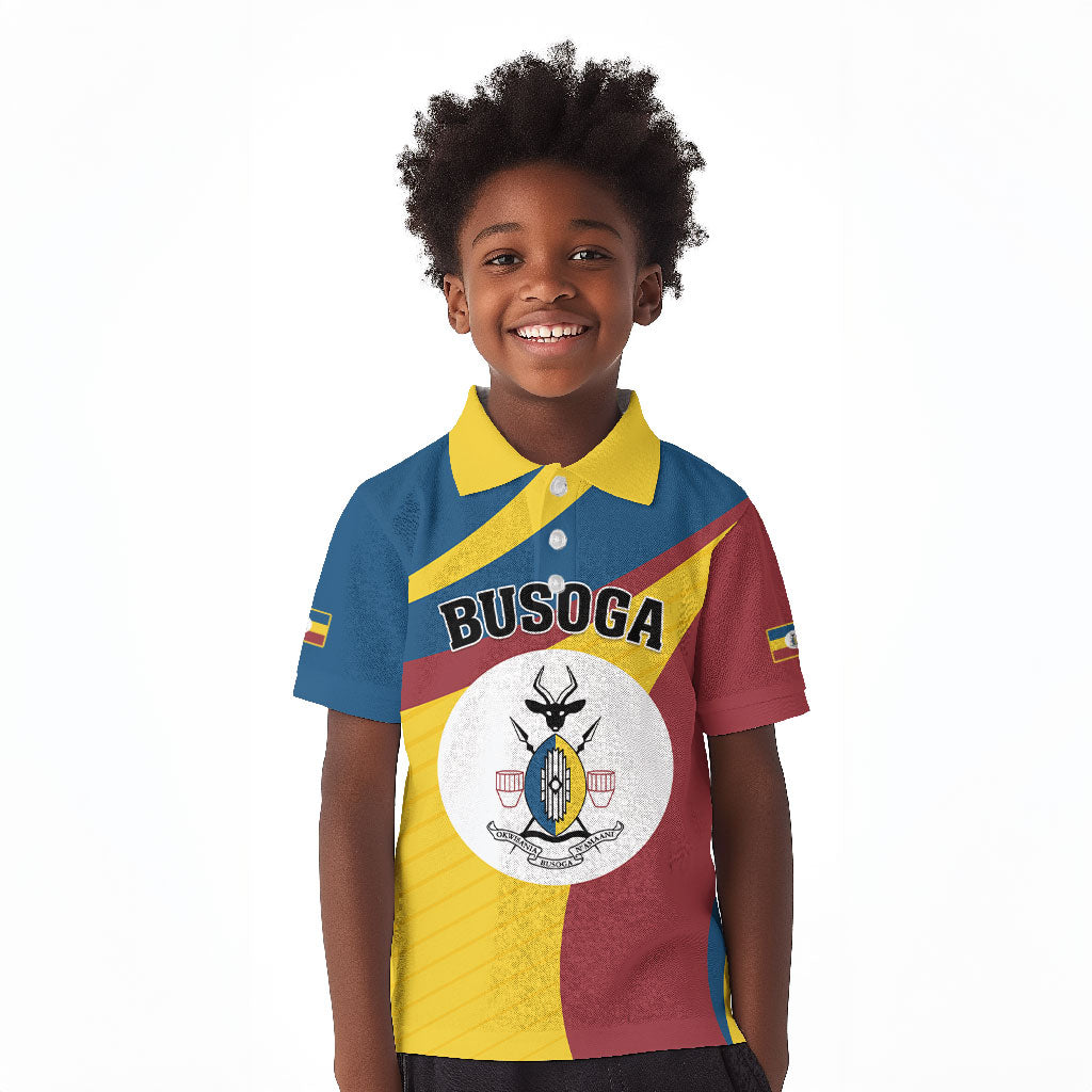 Personalised Kingdom of Busoga Kid Polo Shirt Land of the Soga