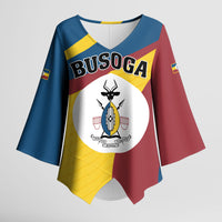 Personalised Kingdom of Busoga Kimono Sleeve Blouse Land of the Soga