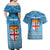 Fiji Rugby Couples Matching Off Shoulder Maxi Dress and Hawaiian Shirt Fijian Go 2023 World Cup - Wonder Print Shop